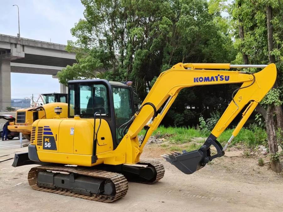 Japan Gebraucht Komatsu Bagger zum Verkauf Second Hand PC56-7 Jindongyu Maschinen
