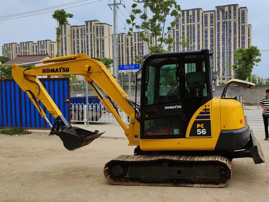 Japan Gebraucht Komatsu Bagger zum Verkauf Second Hand PC56-7 Jindongyu Maschinen