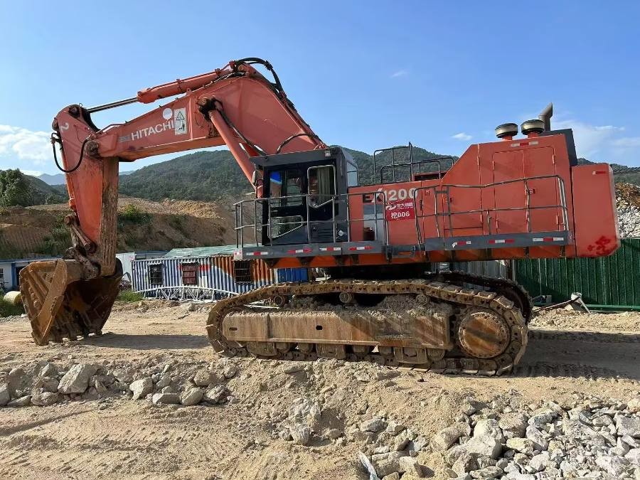Japan Gebrauchtes Hitachi Bagger 120 Tonnen zum Verkauf Second Hand EX1200 Jindongyu Maschinen