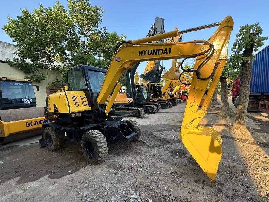 Korea Gebraucht Hyundai Bagger zum Verkauf Gebraucht R60w-7 6 Tonnen Jindongyu Maschinen