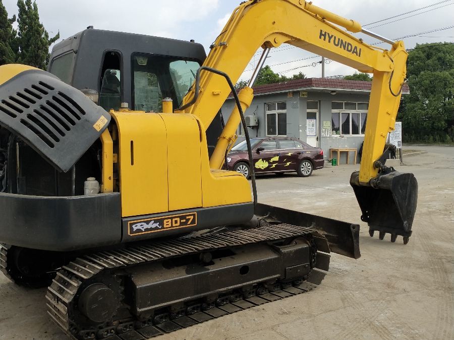 Korea Gebraucht Hyundai Bagger zum Verkauf Gebraucht R80-7 8 Tonnen Jindongyu Maschinen