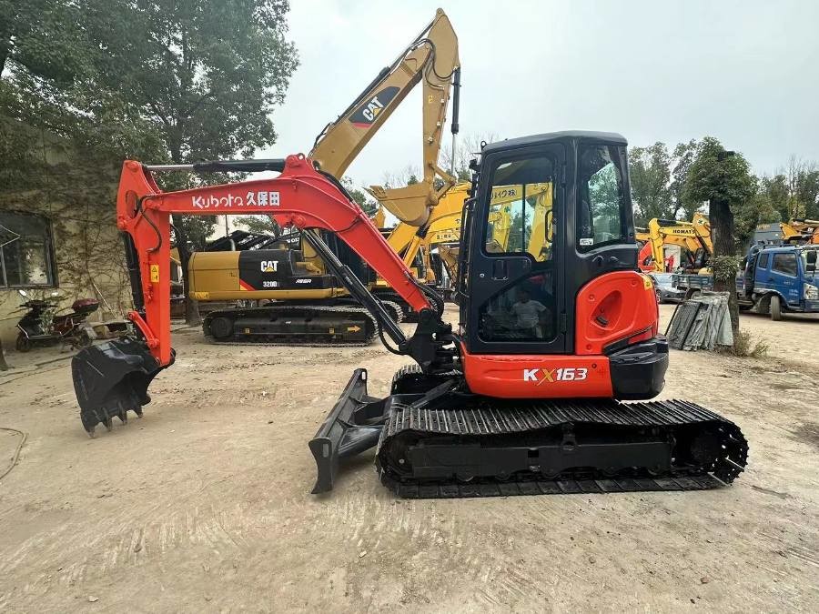 Kubota Kx163 Bagger von hoher Qualität Gebrauchtbagger Kx165 Kx161 Mini Hydraulik