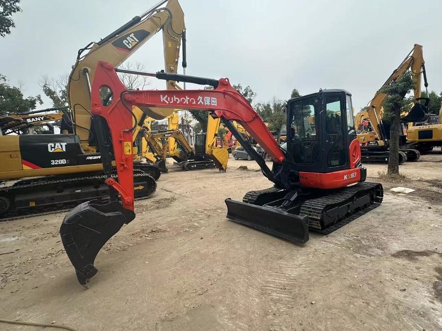 Kubota Kx163 Bagger von hoher Qualität Gebrauchtbagger Kx165 Kx161 Mini Hydraulik
