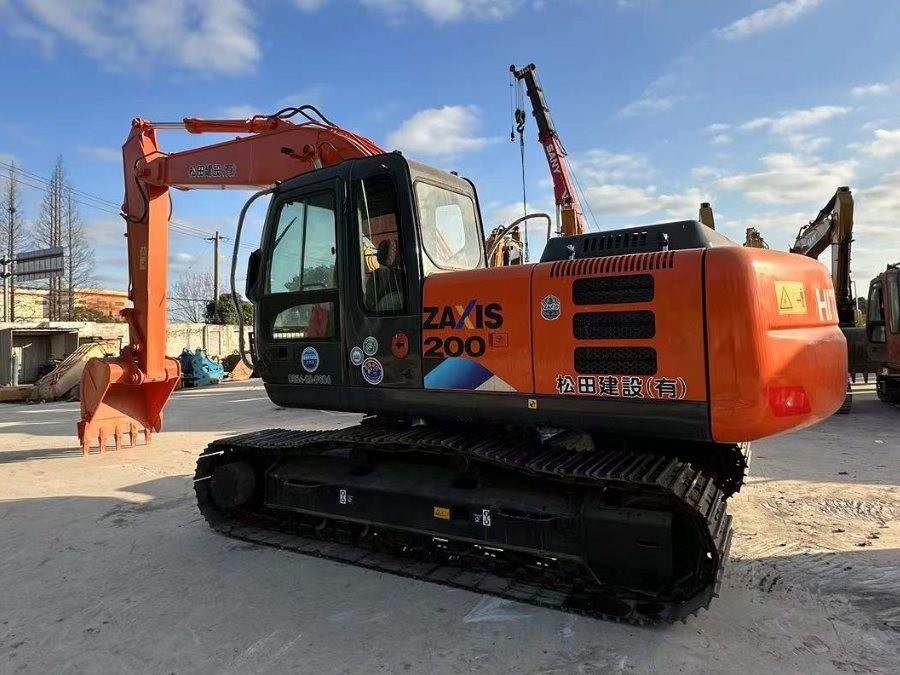 Japan Gebraucht Hitachi Bagger zum Verkauf Second Hand ZX200 Jindongyu Maschinen