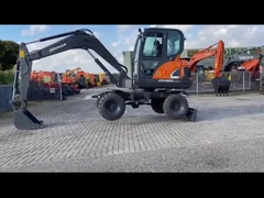 Gebrauchtes Doosan DX60W Kautschukrad Baggerrad zum Verkauf in gutem Zustand